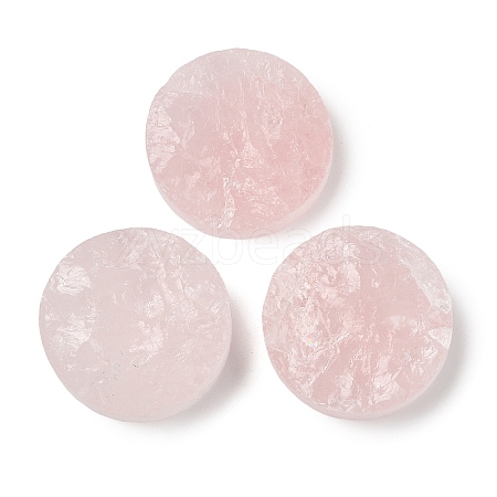 Natural Rose Quartz Cabochons G-K338-39E-02-1