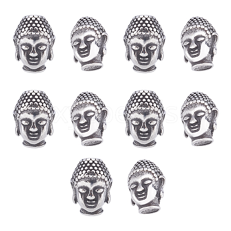 Unicraftale Buddhist 304 Stainless Steel Beads STAS-UN0013-65AS-1