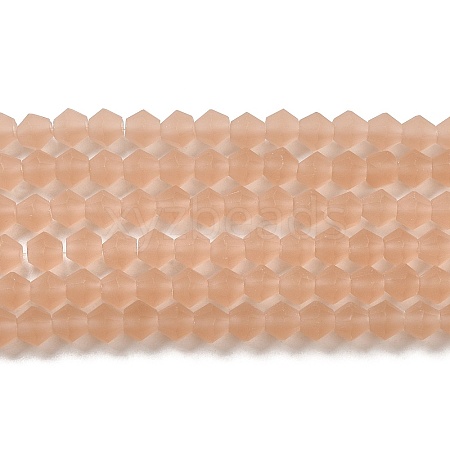 Imitate Austrian Crystal Frosted Glass Beads Strands LS-EGLA-A039-T3mm-MD12-1