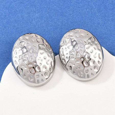 304 Stainless Steel Stud Earrings EJEW-G457-04A-P-1