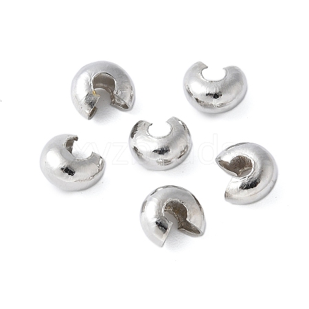 Iron Crimp Beads Covers IFIN-H030-N-1
