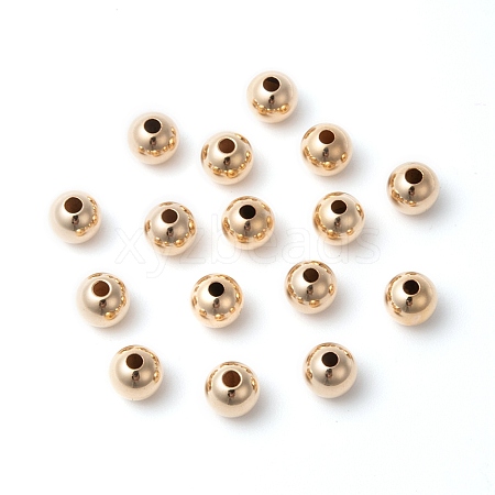 Non-Tarnish Yellow Gold Filled Beads X-KK-G156-5mm-1-1