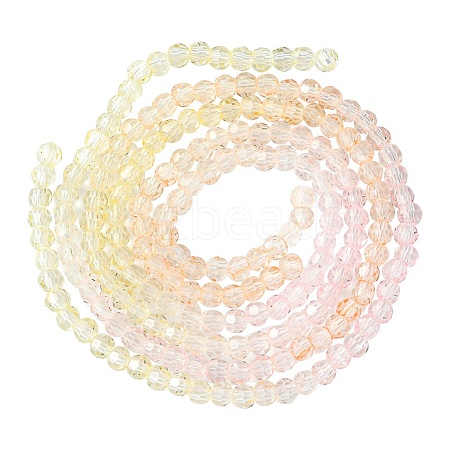 Transparent Glass Beads Strands GLAA-YW0001-59B-1