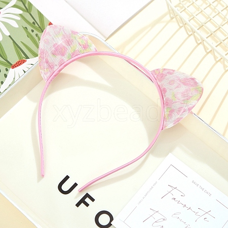 Cute Cat Ear Cloth Hair Bands PW-WGA985C-01-1