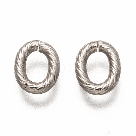 Non-Tarnish 304 Stainless Steel Open Jump Rings STAS-H133-13P-1