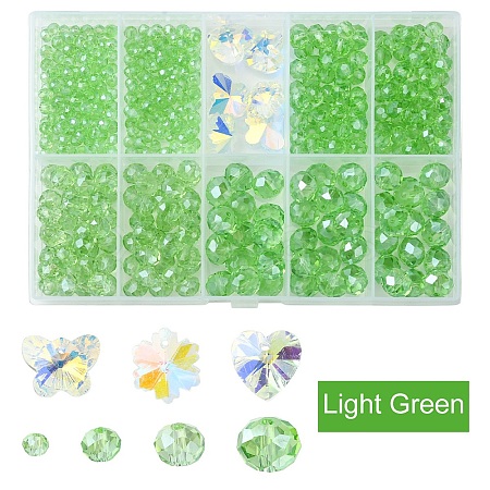 DIY Glass Beads & Charms Jewelry Making Finding Kit DIY-YW0008-98A-1