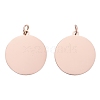 Ion Plating(IP) 304 Stainless Steel Pendants LS-STAS-I311-06RG-1