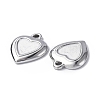 Non-Tarnish 304 Stainless Steel Pendants STAS-C066-02P-3