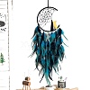 Cat Woven Net/Web with Feather Pendant Decoration PW-WGF66F3-04-1