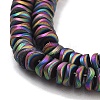 Electroplated Synthetic Non-magnetic Hematite Beads Strands G-H020-M01-19-3