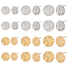   24Pcs 6 Style 304 Stainless Steel Stud Earring Findings STAS-PH0004-56-1