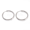 Non-Tarnish 304 Stainless Steel Huggie Hoop Earrings EJEW-L256-02F-P-1