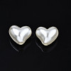 ABS Plastic Imitation Pearl Beads X-OACR-N008-139-2
