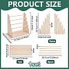5-Tier Wood Scrunchie Riser Holders ODIS-WH0030-2