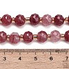 Dyed Imitation Jade Glass Beads Strands GL-Z001-02B-07-4
