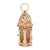 Retro Golden Plated Iron Ramadan Candle Lantern RAMA-PW0001-25A-2