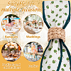 48Pcs Bamboo Knitting Napkin Rings AJEW-WA0001-64-4