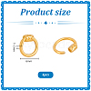 4Pcs Sterling Silver Locking Carabiner FIND-PH0026-94G-4