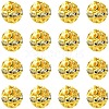 30Pcs Alloy Rhinestone Beads FIND-YW0009-05-1