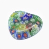 Handmade Millefiori Glass Cabochons LAMP-O016-21-2