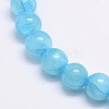 Dyed Natural Green Jade Beads Strands JBS053-8MM-31-1