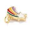 Real 18K Gold Plated Brass Charms KK-L206-003A-G-4