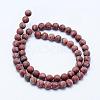 Natural Sesame Jasper/Kiwi Jasper Beads Strands G-F518-23-6mm-2