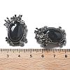 Natural Obsidian Pendants G-H083-01AS-13-3