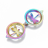 Plated Alloy Locket Pendants PALLOY-S114-04-3