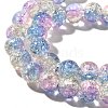 Crackle Glass Beads Strands CCG-C002-8mm-09-3