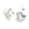 Brass Stud Earrings for Women EJEW-D088-04P-2