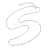 Brass Cable Chain Necklaces NJEW-JN04511-02-1