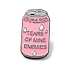 Word Tears Of Mine Enemies Enamel Pin JEWB-G018-14B-EB-1