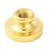 Golden Tone Round Wax Seal Brass Stamp Heads AJEW-Z034-01G-09-3