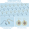 Unicraftale 120Pcs 2 Colors 304 Stainless Steel French Hooks with Coil STAS-UN0054-47-5