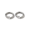 Tarnish Resistant 304 Stainless Steel Open Jump Rings X-STAS-R065-43-4