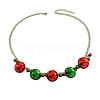 Christmas Bell Alloy Pendant Necklaces & Dangle Earrings & Charm Bracelets Sets WGF39B9-04-6