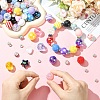 24Pcs 12 Styles Opaque Acrylic Beads MACR-YW0004-70-4