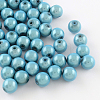 Spray Painted Acrylic Beads MACR-Q154-16mm-006-1