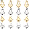 SUPERFINDINGS 16Pcs 4 Style Rack Plating Real 18K Gold Plated Brass Pendants KK-FH0003-96-1