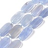 Natural Blue Lace Agate Beads Strands G-H006-A01-01-2