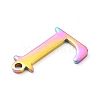 Ion Plating(IP) 304 Stainless Steel Charms STAS-H112-L-M-3