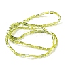 Electroplate Transparent Glass Beads Strands Pearl Luster Plated EGLA-H106-01A-PL05-2