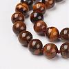 Natural Tiger Eye Beads Necklaces NJEW-F138-8mm-02-2