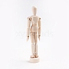 Unfinished Blank Wooden Puppet DIY-WH0163-92B-2