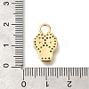 Brass Cubic Zirconia Pendants KK-M295-12G-3