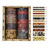 12 Rolls Chinese Style Floral Paper Decorative Paper Tapes Set STIC-H002-02B-1