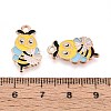 Alloy Enamel Pendants ENAM-T022-56C-3