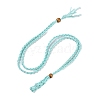 Braided Waxed Cord Empty Macrame Pouch Slider Necklace Making FIND-C061-01A-3