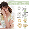 80Pcs 4 Styles Brass Spacer Beads KK-BBC0010-62-2